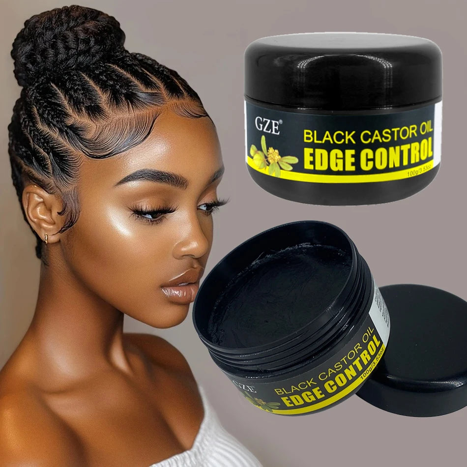 Extra Hold Black Castor Edge Control Wax