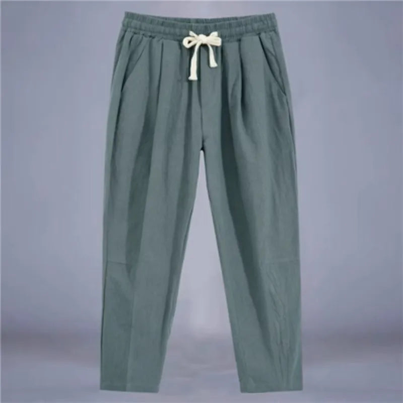Cotton Linen Casual Pants