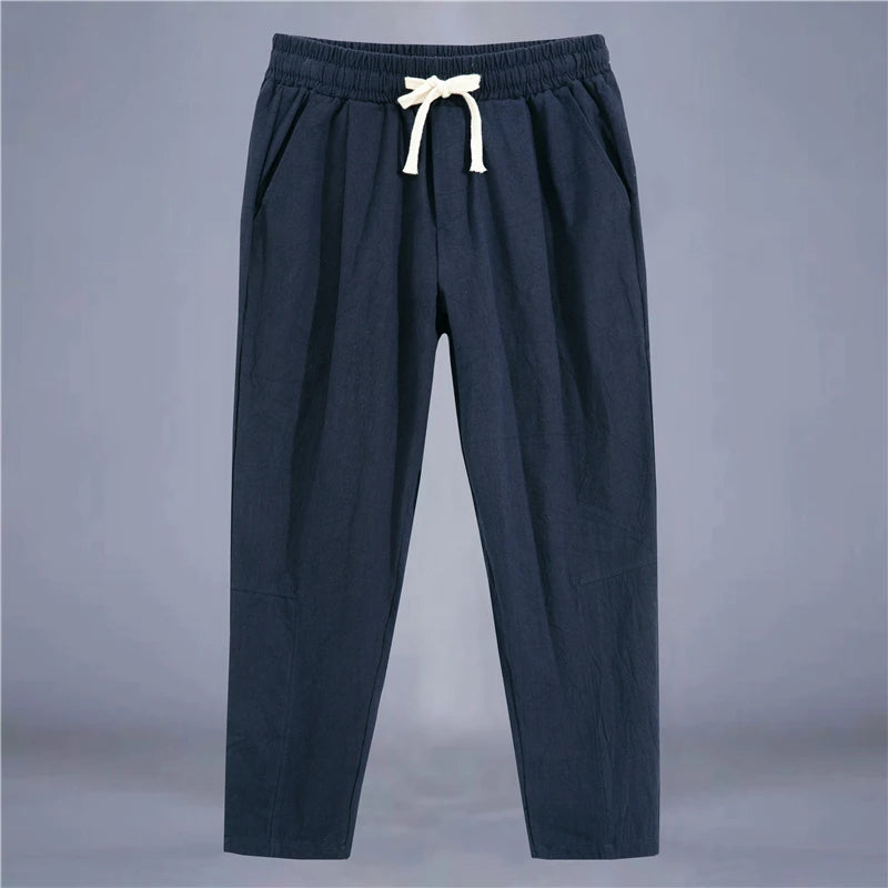 Cotton Linen Casual Pants
