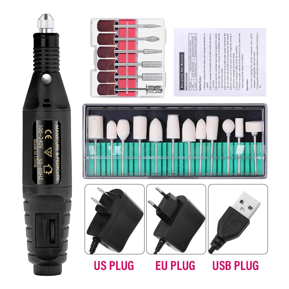 Electric Nail Drill Machine