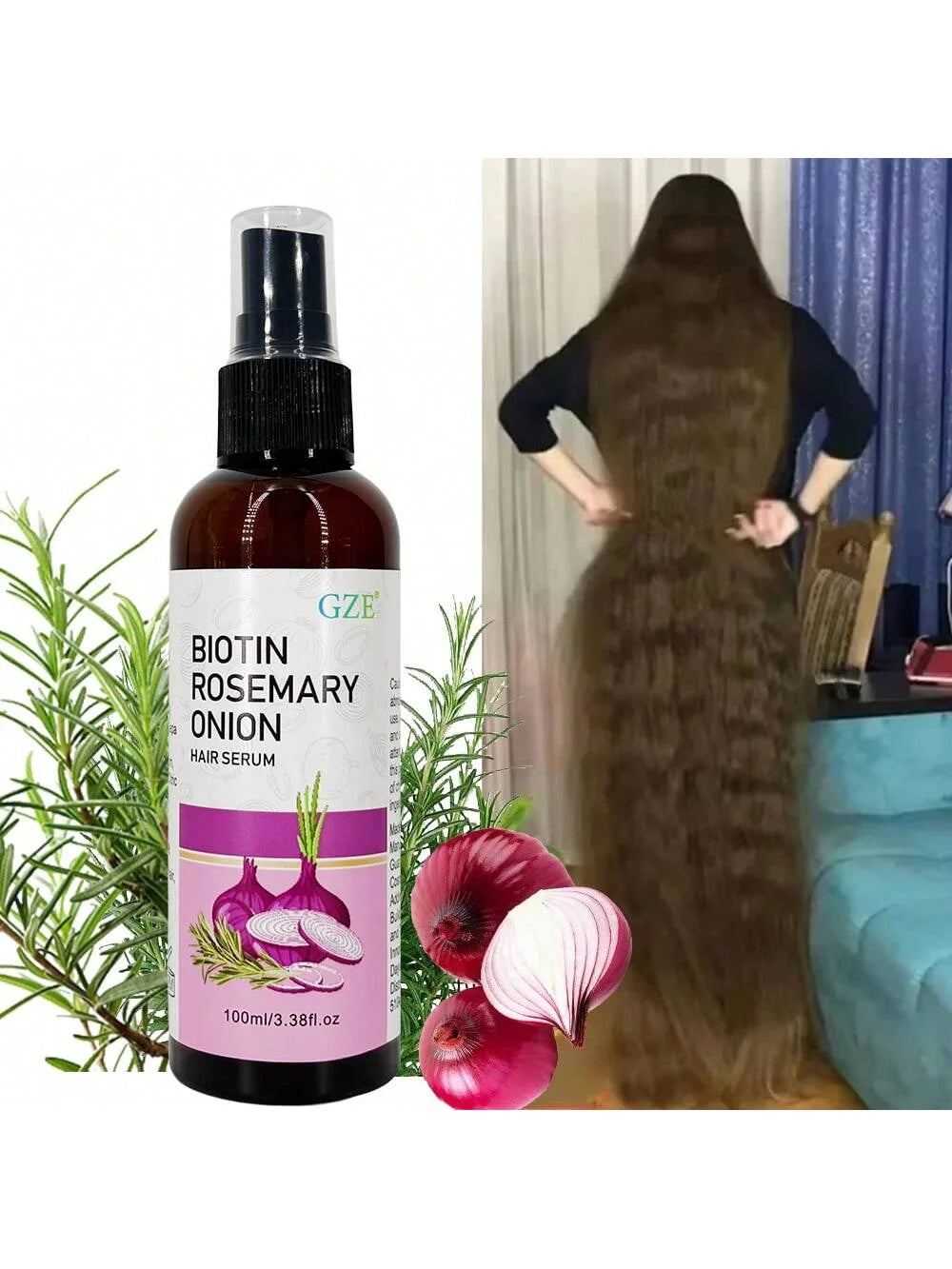 Biotin Rosemary Onion Hair Serum
