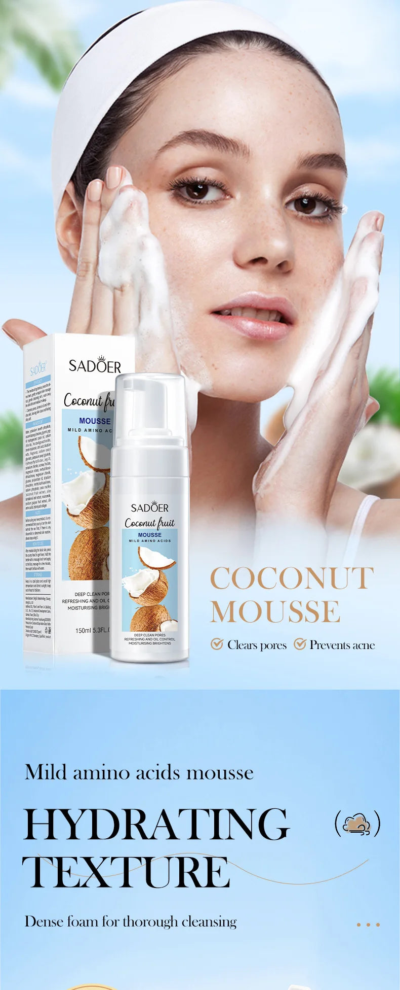 Coconut Cream Hydrating Face Wash