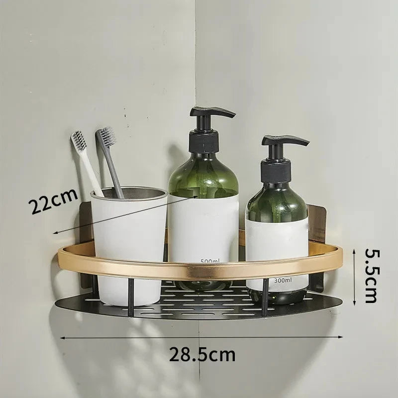 Aluminum Alloy Bathroom Shelf
