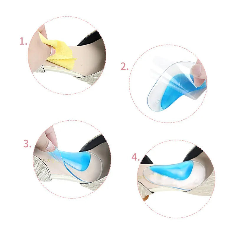 Silicone Arch Support Orthotic Insoles
