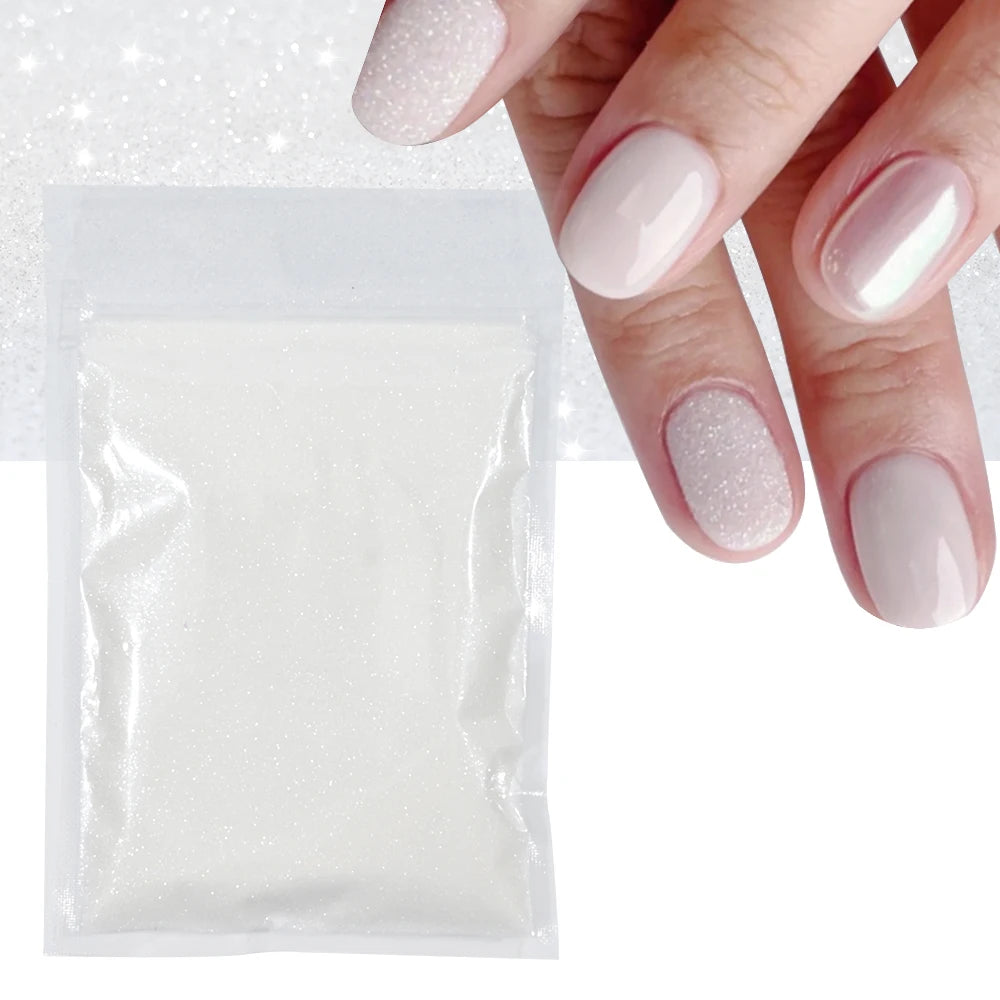 Blue-Green Luminous Nail Powder