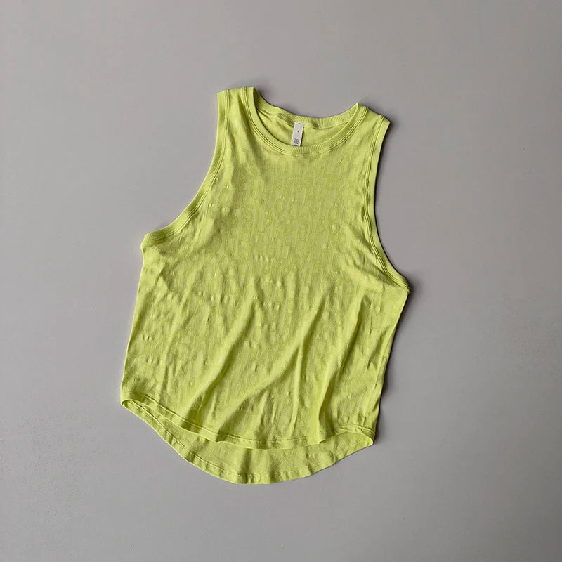 Quick-Dry Loose Fit Sleeveless Yoga & Fitness Top