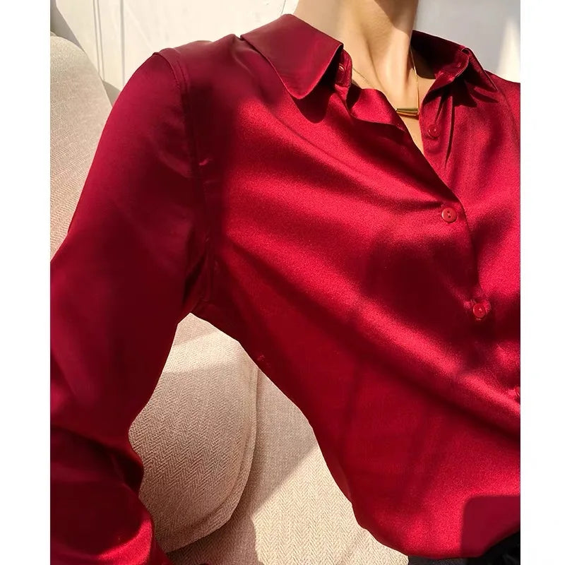 Elegant Satin Blouse
