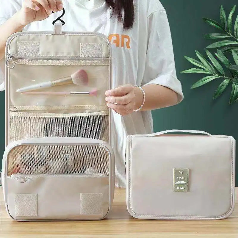 Women’s Multi-Functional Portable Hanging Travel Toiletry and Makeup Bag