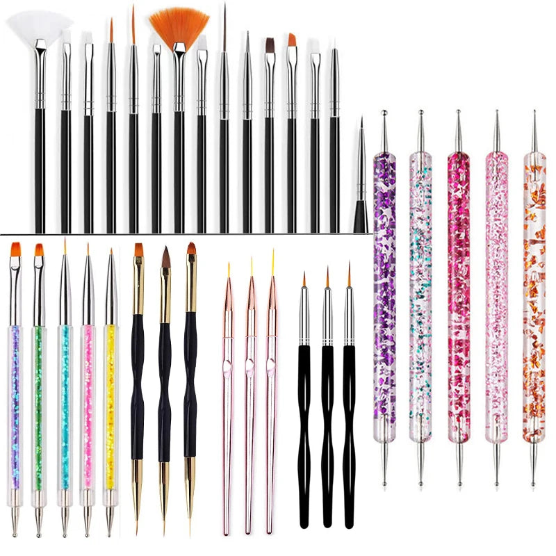Professional Nail Art Brush Set
