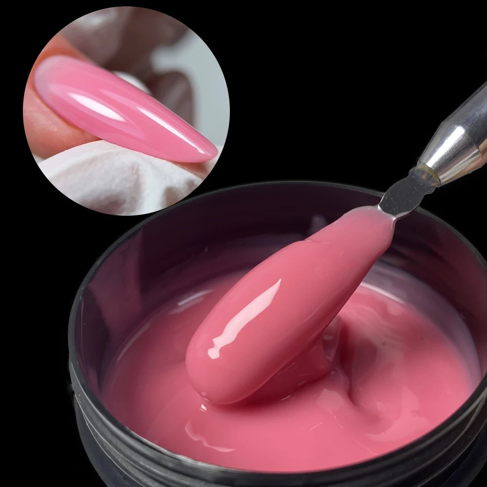 Glitter Milky Hard Builder Gel
