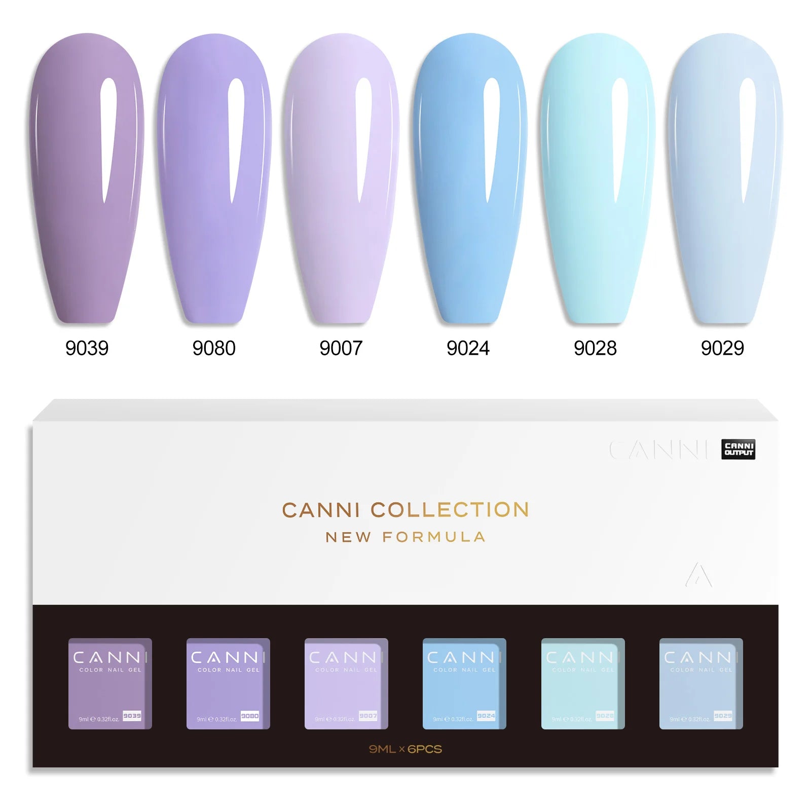 HEMA Free 9ml Nail Gel Polish Kit