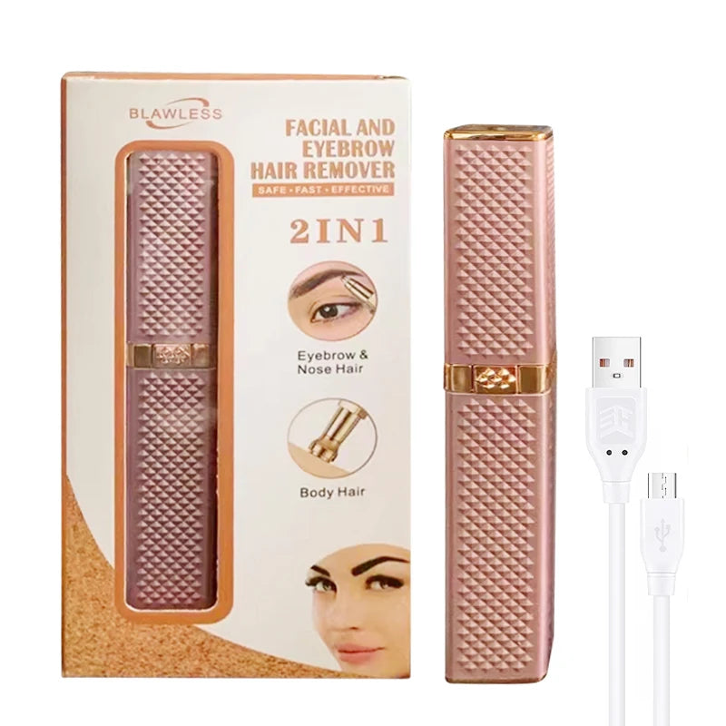 Portable Rechargeable Precision Trimmer for Face
