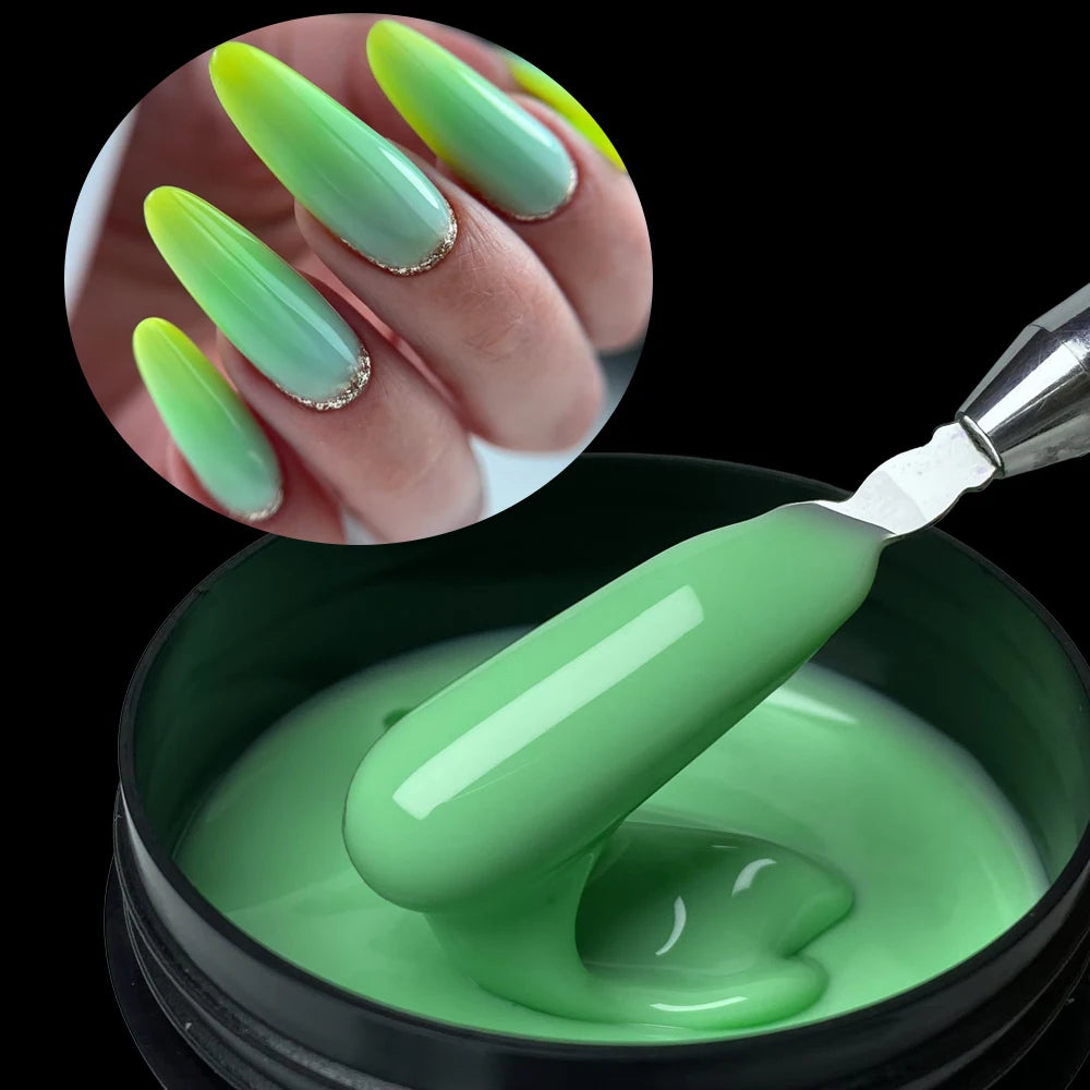 Glitter Milky Hard Builder Gel