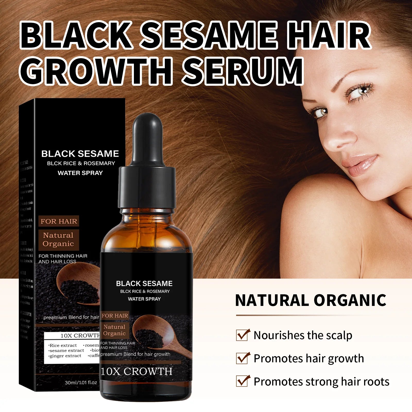 Black Sesame Hair Growth Serum