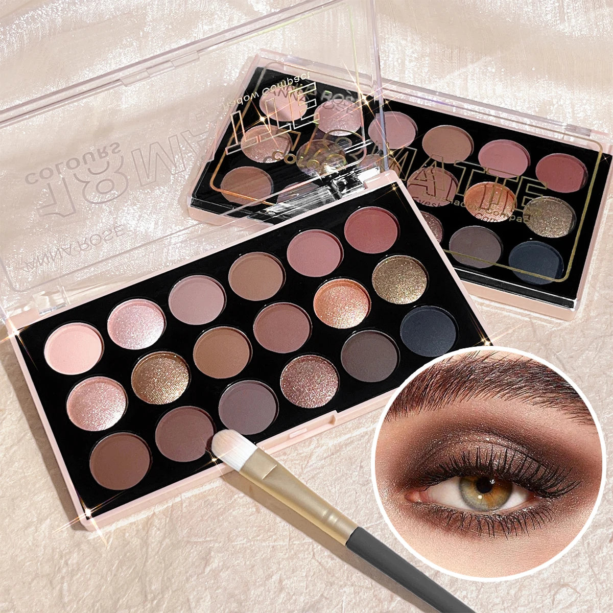18-Color Earth Tone Eyeshadow Palette