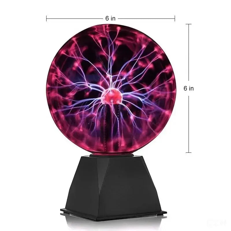 Touch Sensitive Plasma Ball Lamp