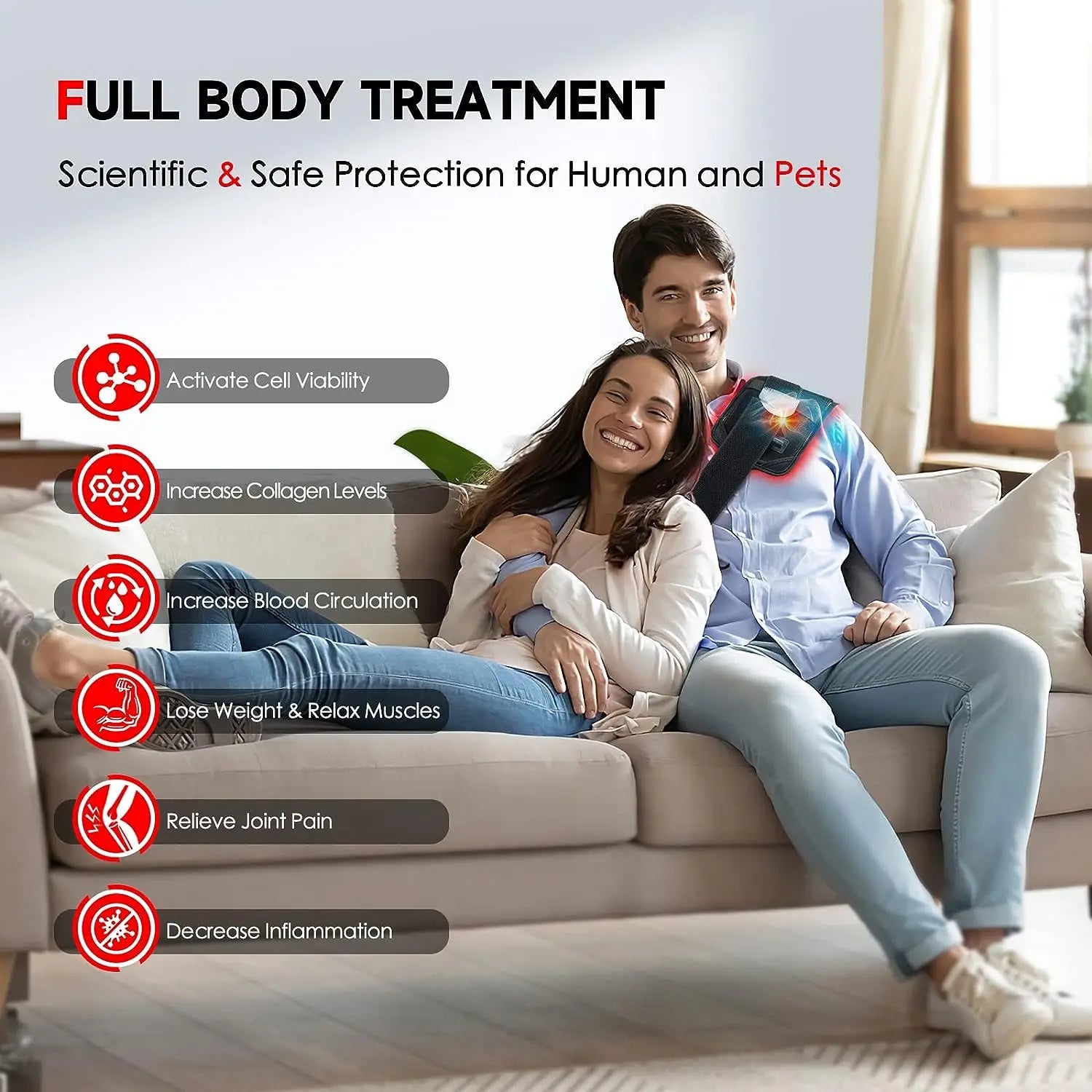 Red and Infrared Therapy Belt