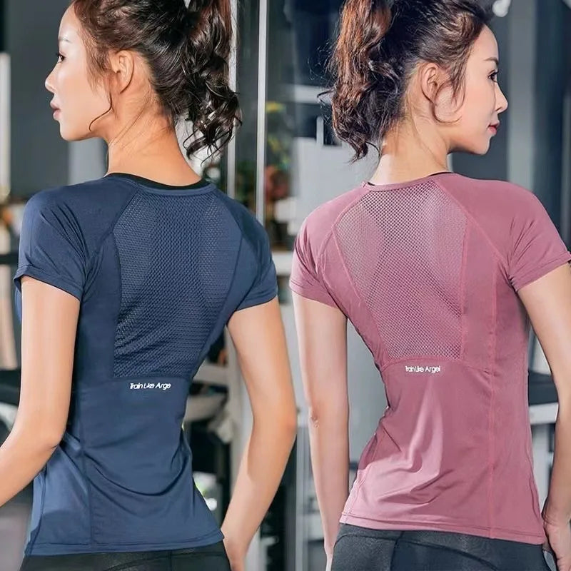 Sportswear Yoga Running Fitness Short Sleeve T-Shirt