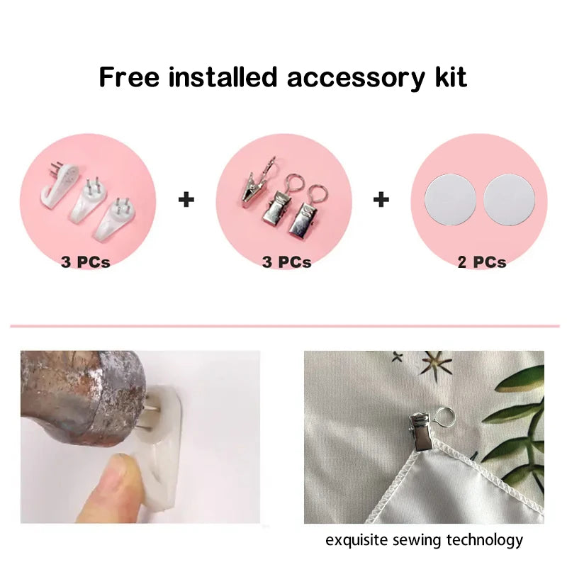 UV Reactive Waterfall Tapestry