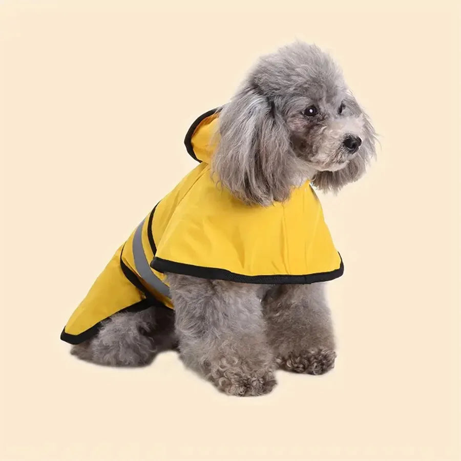 Adjustable Waterproof Windproof Dog Raincoat