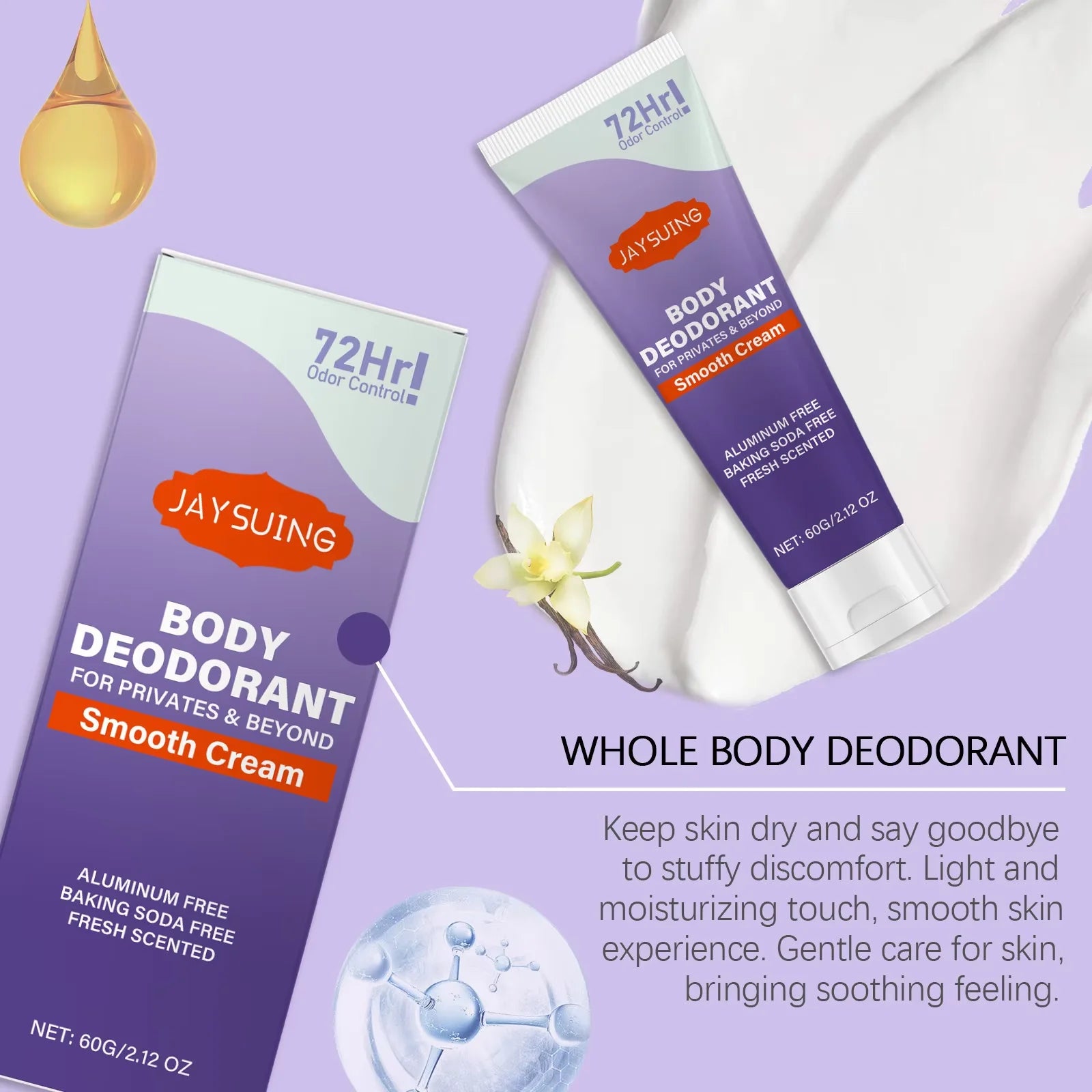 Vanilla Body Lotion Antiperspirant Deodorant