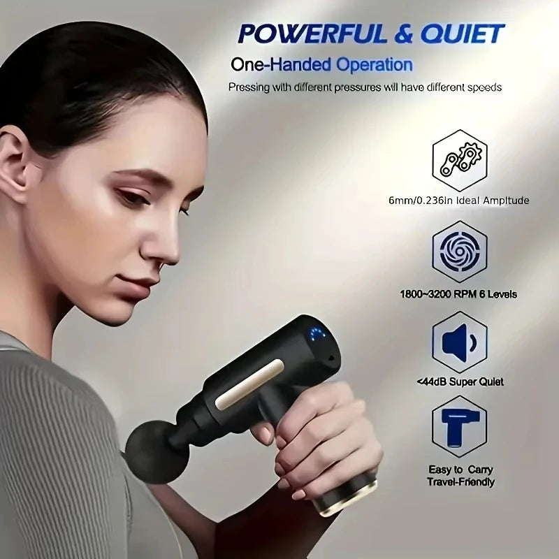 Portable Button Fascia Gun