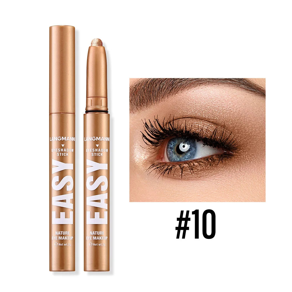 Metallic Grey-Blue Eyeshadow Stick