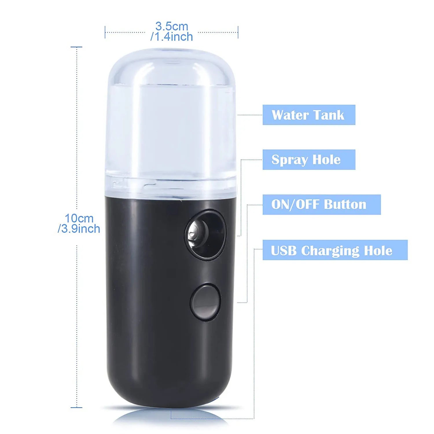 Portable Mini Nano Facial Steamer