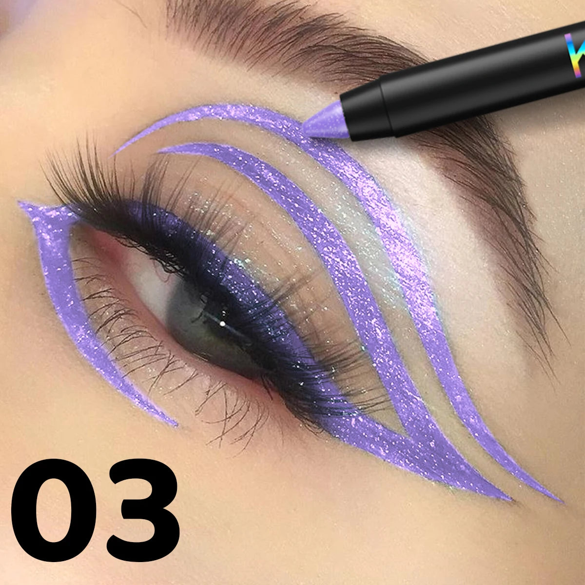 Colourful Metallic Eyeliner Pen