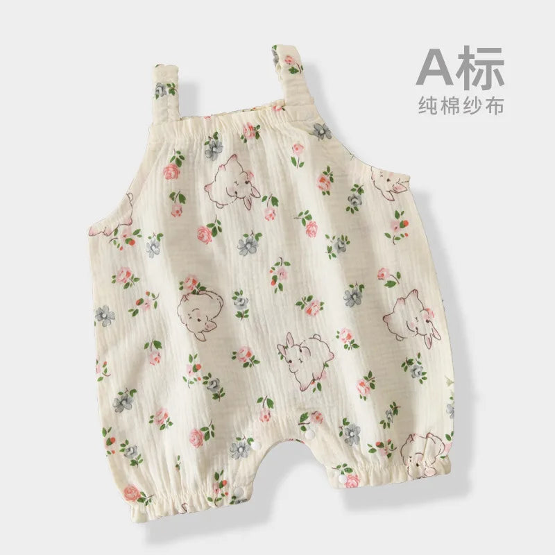 Baby Summer Cotton Romper Set