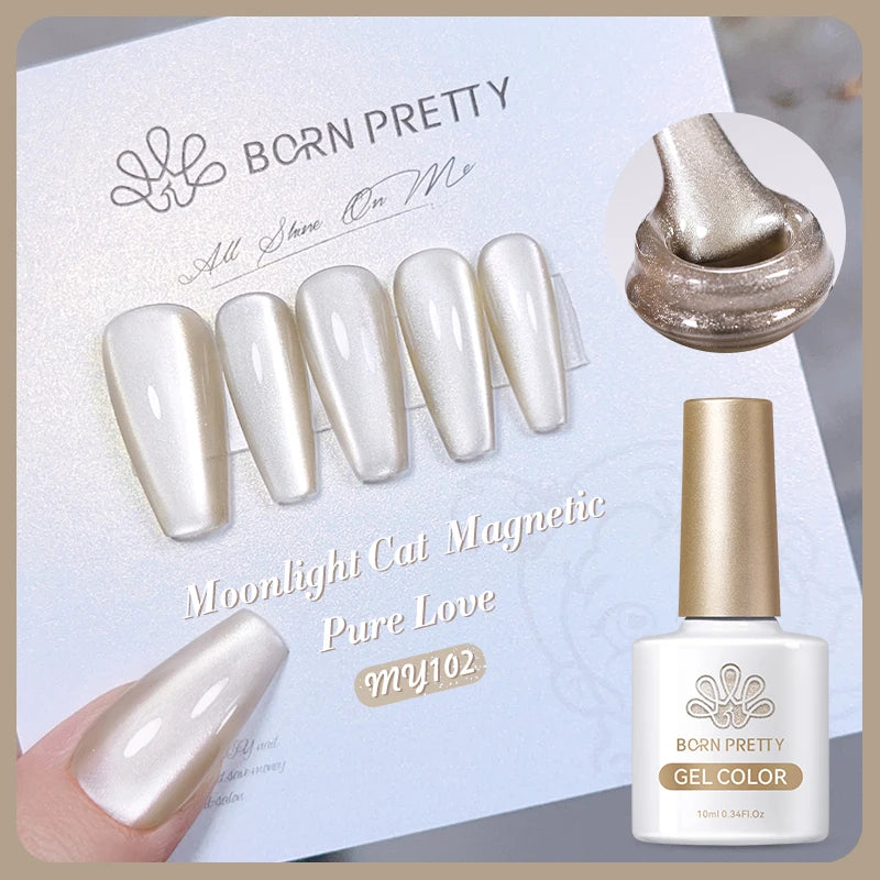 Sparkling Magnetic Cat Eye Gel Polish