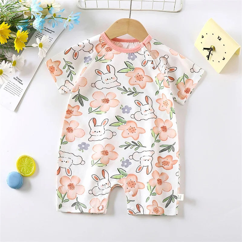 Cute Cartoon Baby Romper