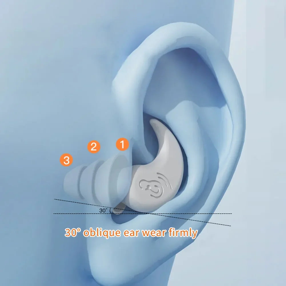 Waterproof Silicone Earplugs