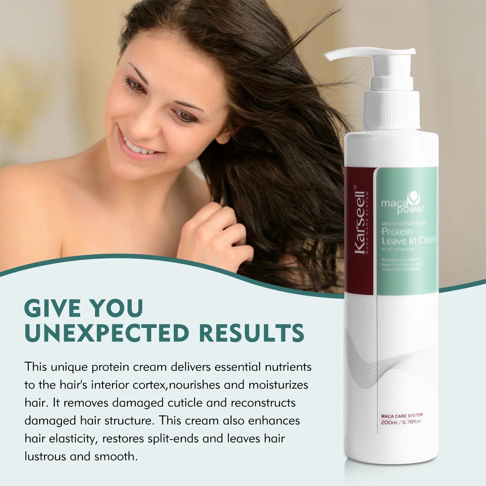 Organic Protein Leave-In Conditioner Cream