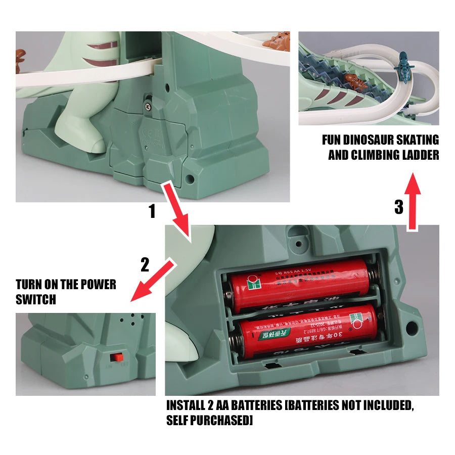 Electric Dinosaur Slide Toy