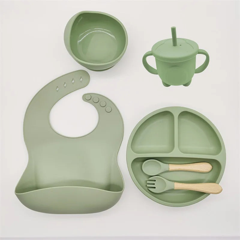 Silicone Baby Tableware Set