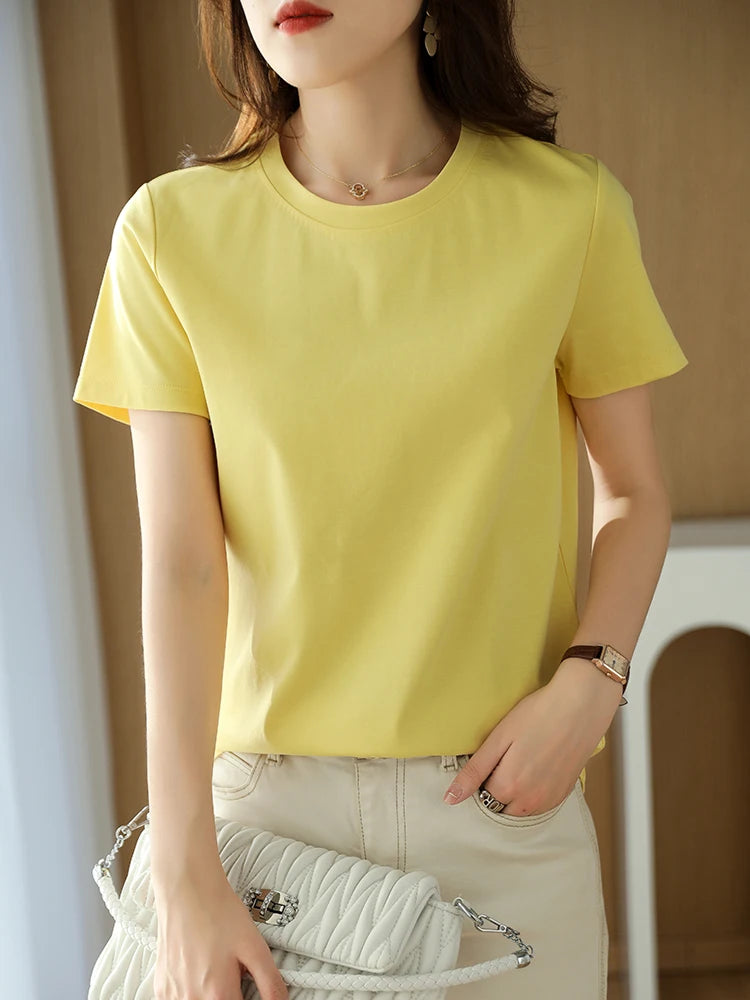 Cotton Silk Summer T-shirts