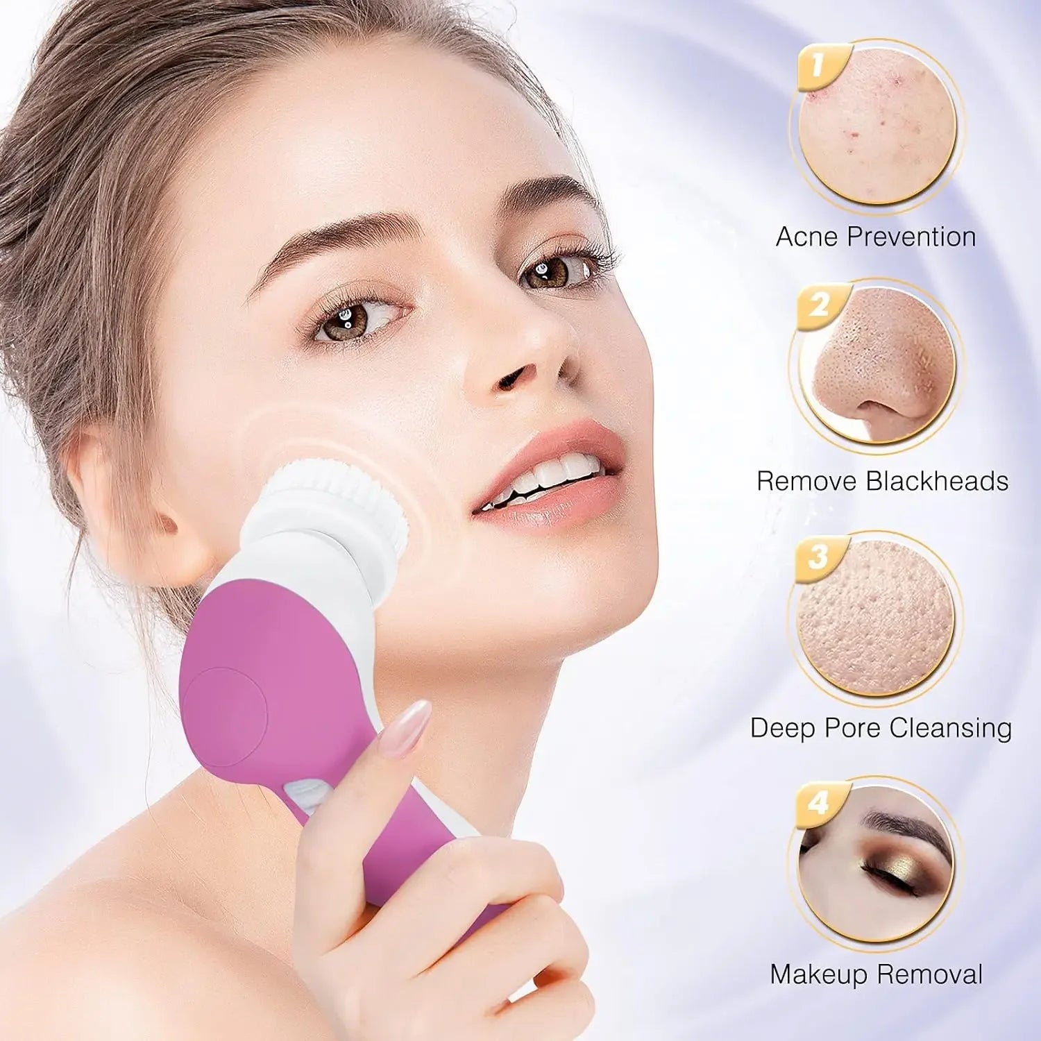 7-in-1 Electric Facial Cleansing Brush