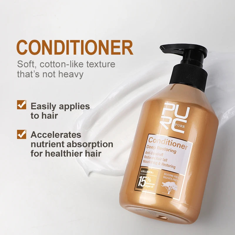 Argan Keratin Shampoo Conditioner Set
