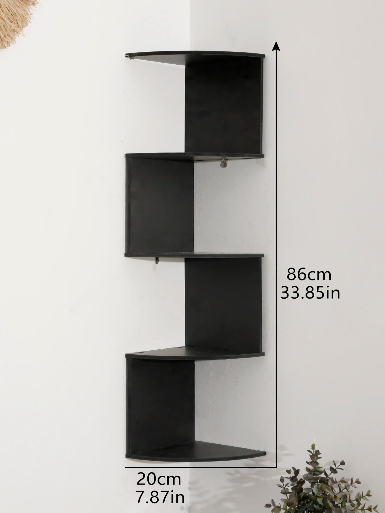 5-Layer Wooden Corner Shelf