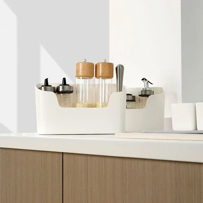 Wall-Mounted Adhesive Kitchen Storage Rack
