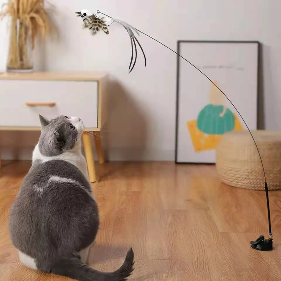 Feather Bird Cat Toy: Interactive Fun for Feline Friends