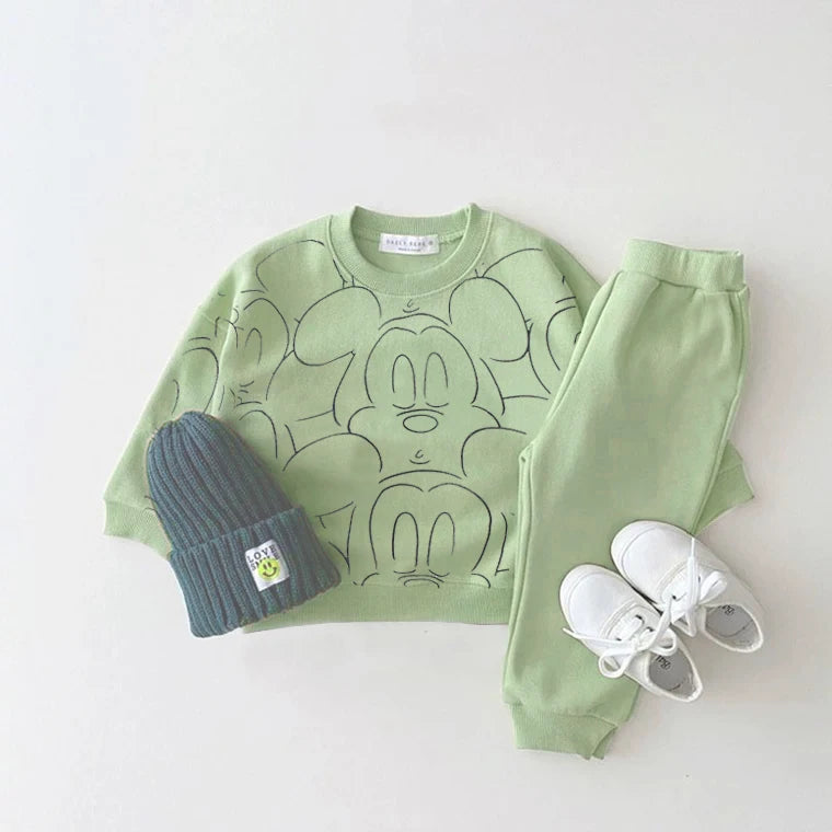 Designer Cartoon Baby Tracksuit