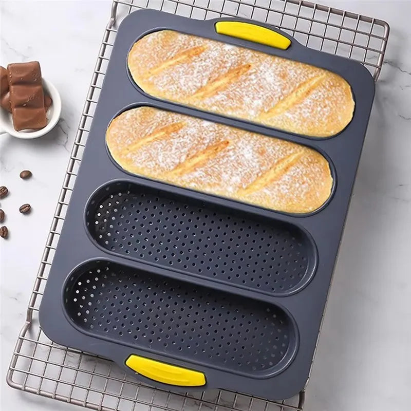Large Silicone Baguette Baking Mold