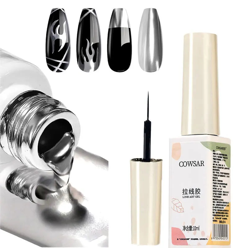 Ultra-Bright Metallic Liner Gel Polish
