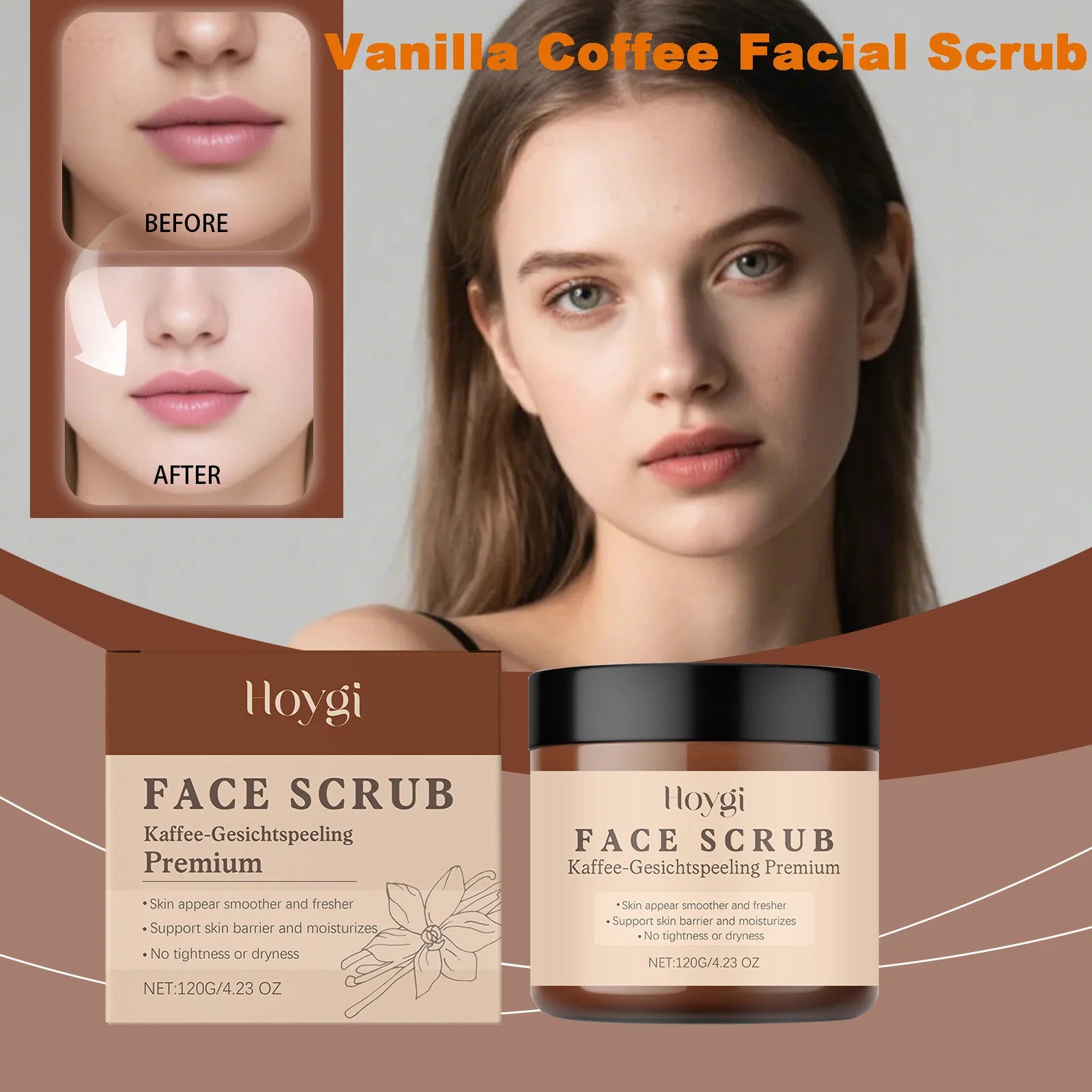 Vanilla Coffee Facial Scrub