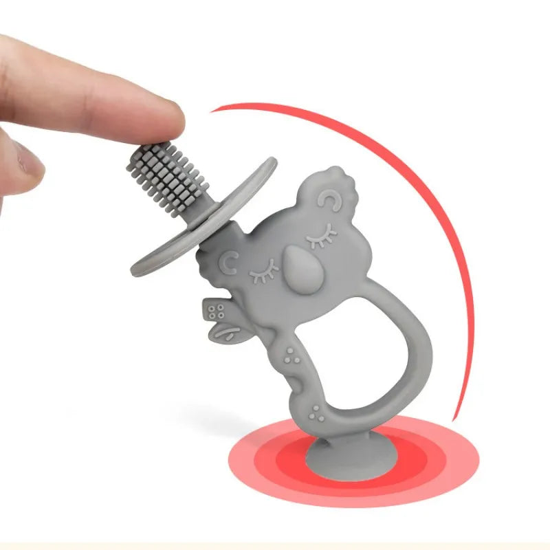 Koala Silicone Teether Training Toothbrush