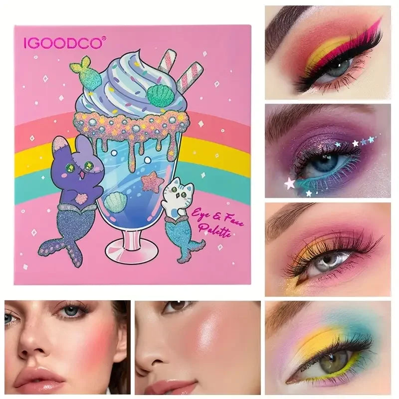 14-Color Cartoon Eyeshadow Palette
