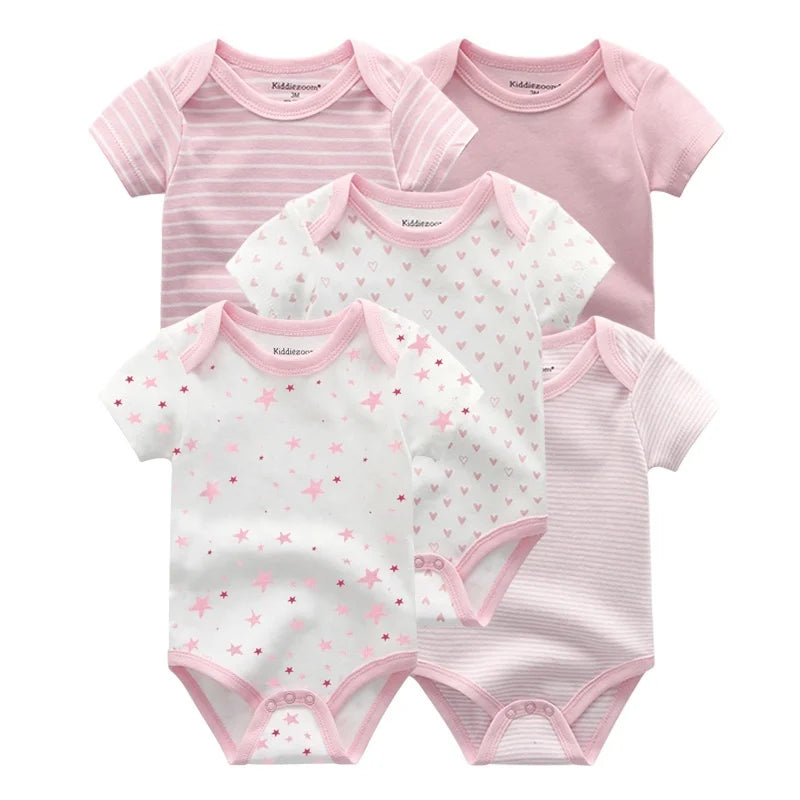 5-Pack Cotton Baby Bodysuits