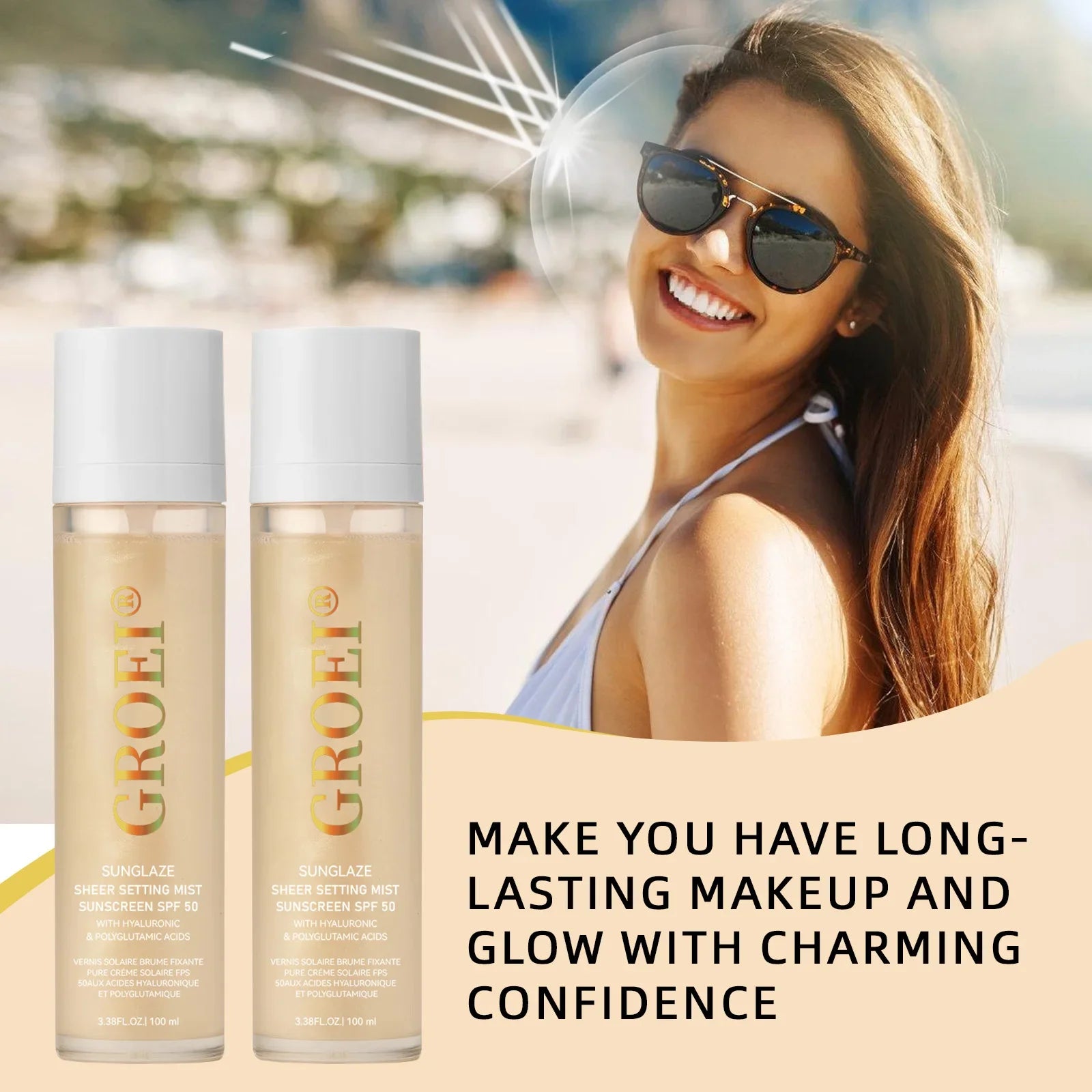 SPF 50 Sunscreen Setting Spray